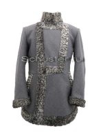 Bekesha (fur gray / cloth gray) (Бекеша) M1-026-U