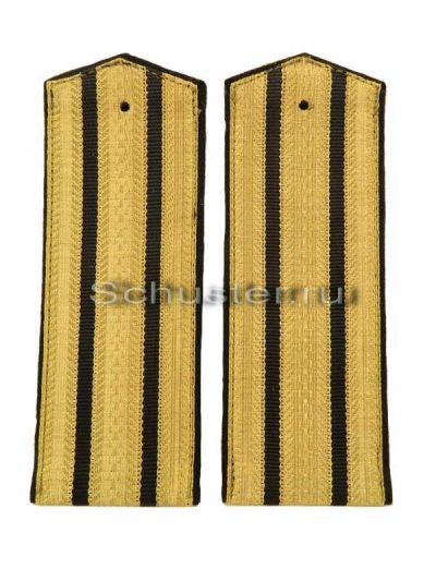 Shoulder Boards Everyday wear (Gold) for Officers (Major-Colonel) Technical 1943 (Погоны повседневные офицерские обр. 1943 г. старшего комначсостава (технические войска)) M3-259-Z