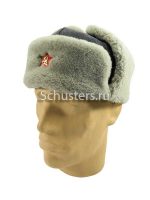 Winter cap (Ushanka) M1940 - b (artificial fur) (Шапка-ушанка М1940 (сукно, искусственный мех)) M3-080-G