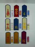 Manufacturing and selling Shoulder straps for a shirt or jacket with the number of the regiment (Погоны на рубаху или китель с номером полка) M1-020-Z production with worldwide delivery